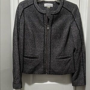 Calvin Klein Women's Black Zip Jacket